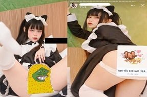Красивая девушка любит говорить