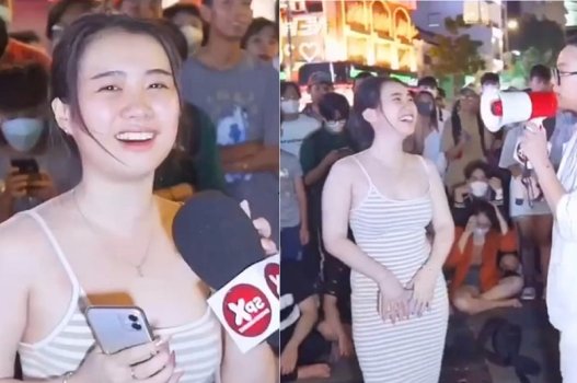 Hoang Nhan Chi Linh имеет большое тело и очень похотливое настроение